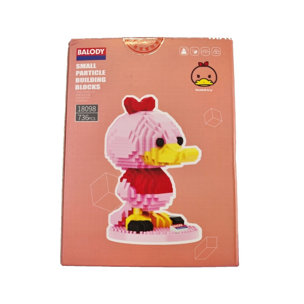 Balody Blocks - Duckbill boy, 736 Pieces, Micro Building Blocks Set Sealed 18098